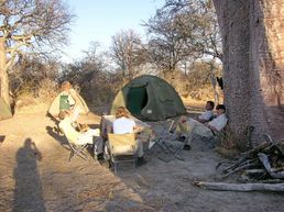 Camping in Nxai N.P.
