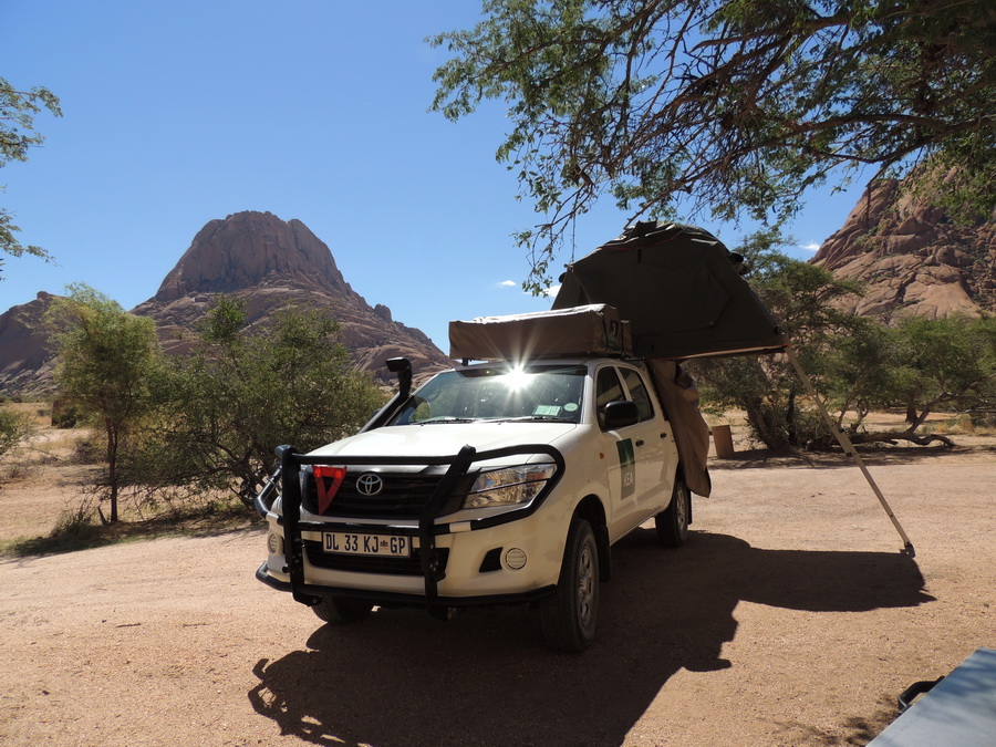 Campsite bei Spitzkoppe