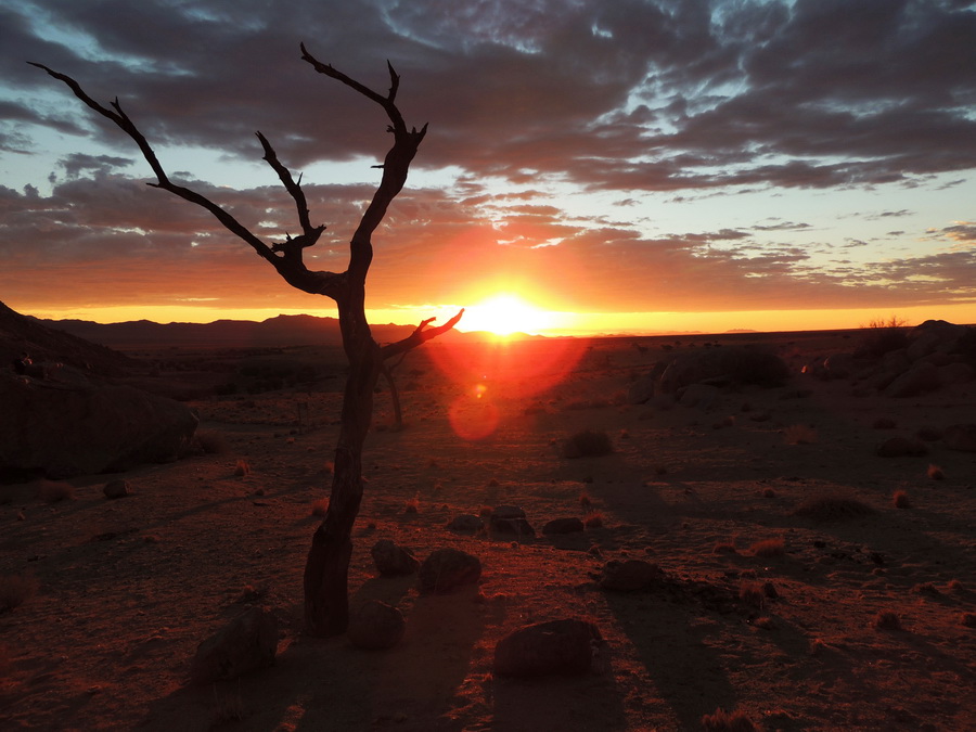 Sonnenuntergang bei Aus