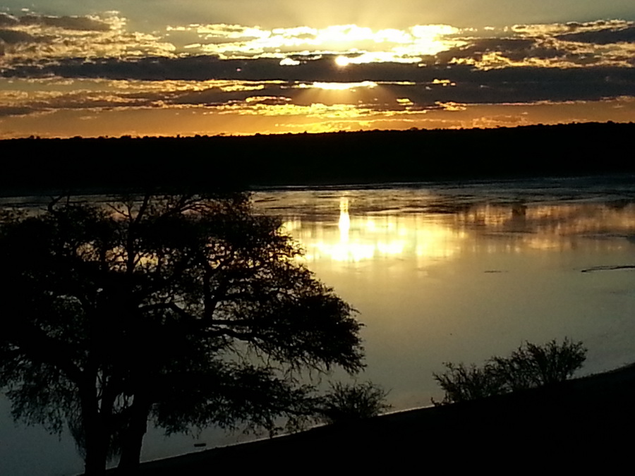 Abends in der Kalahari Regenzeit